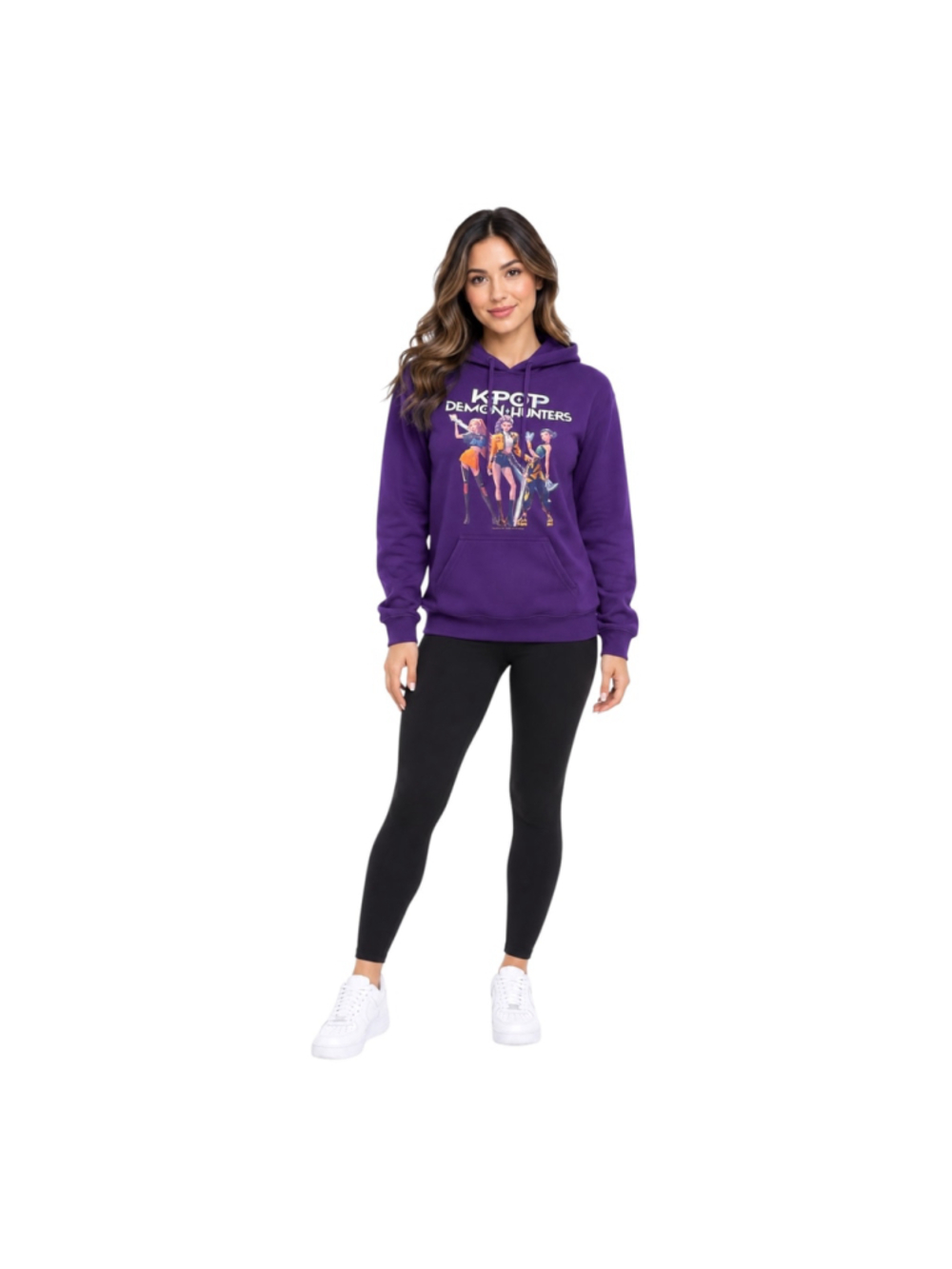 Netflix KPop Demon Hunters Official Purple Hoodie Unisex Small New